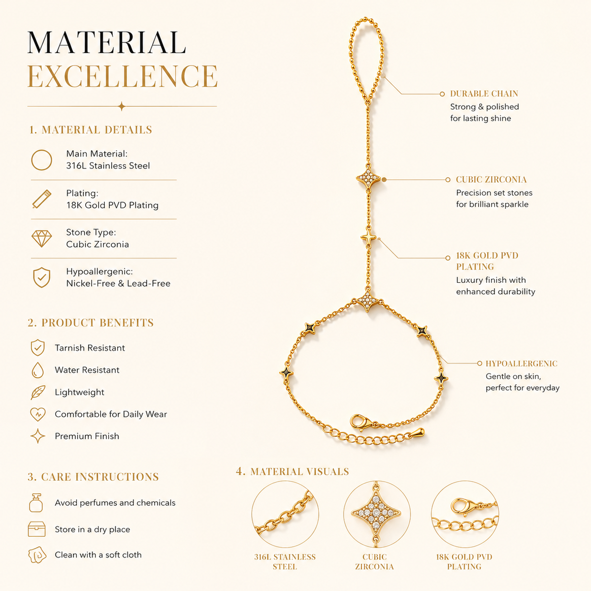 Starlight Hand Chain