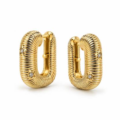 Starlight Square Hoops