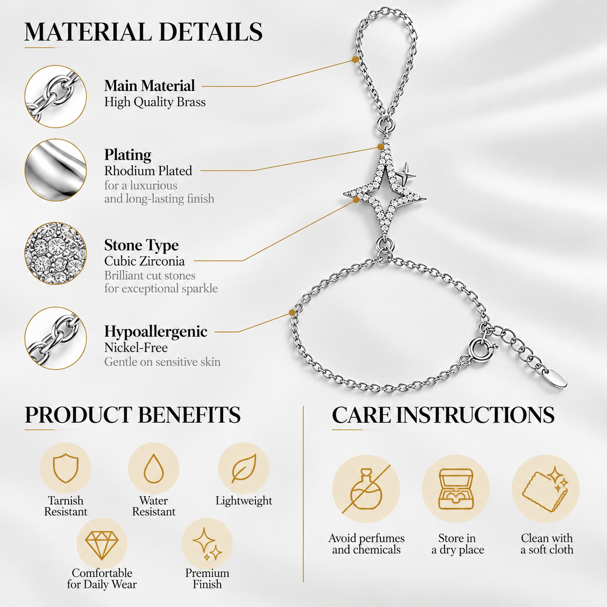 Starlight Hand Chain