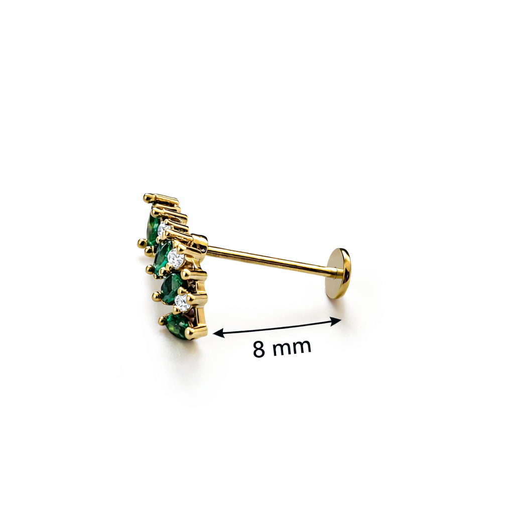 Emerald Arc Piercing