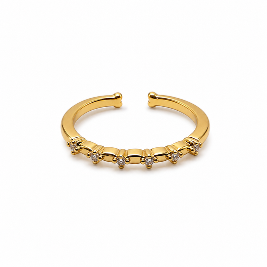 Dainty Spark Pinky Ring