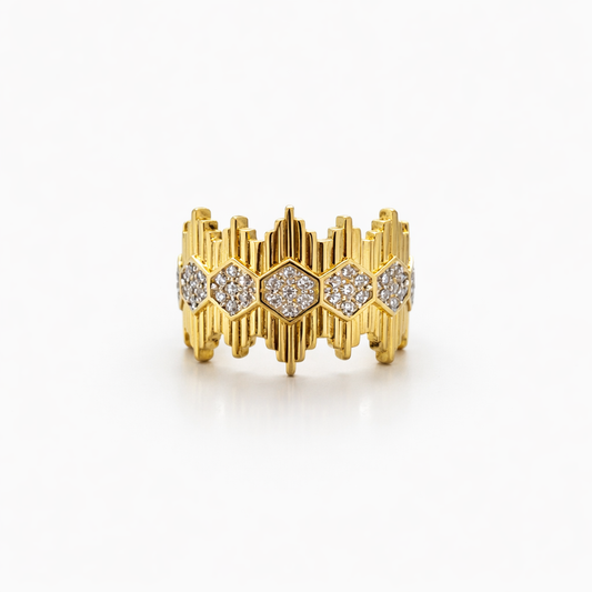 Skyline Hexa Ring