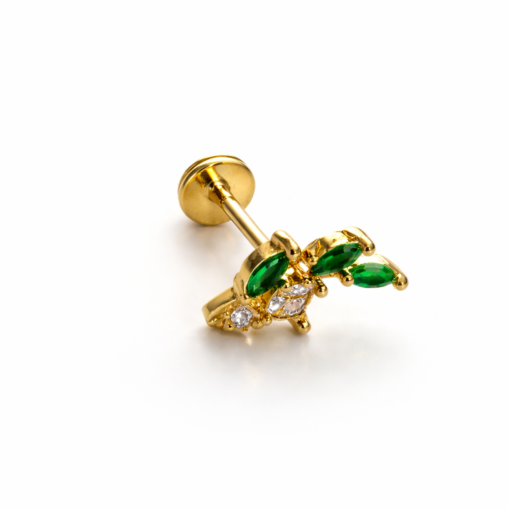Emerald Vine Piercing