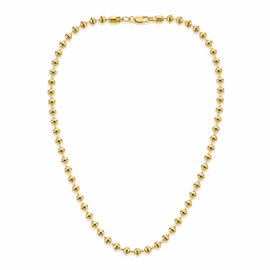 Gold Beaded Necklace