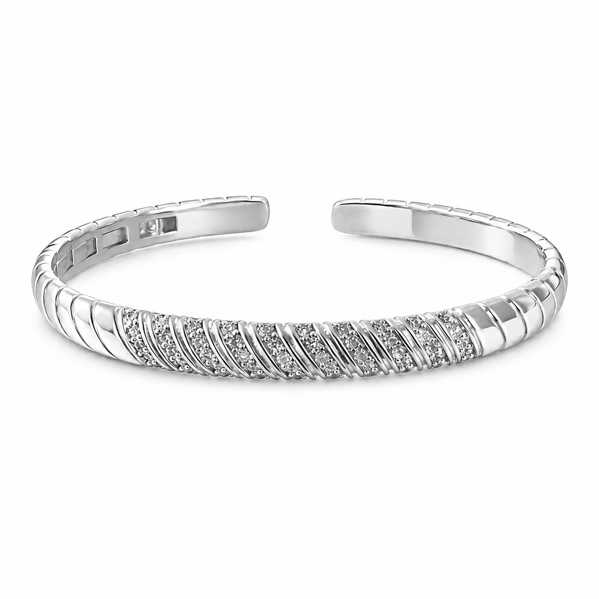Diagonal Shine Bangle