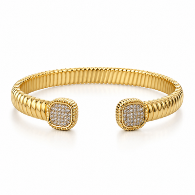 Pavé Flex Cuff Bracelet