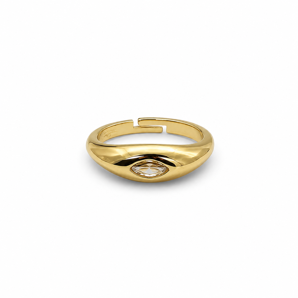 Crystal Pinky Ring
