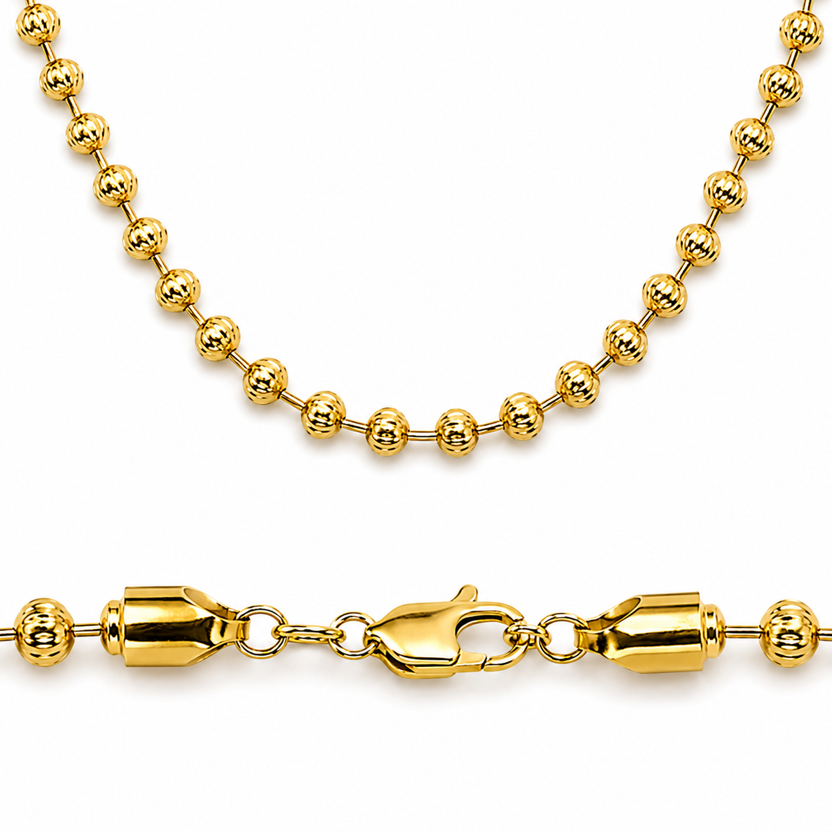Gold Beaded Necklace