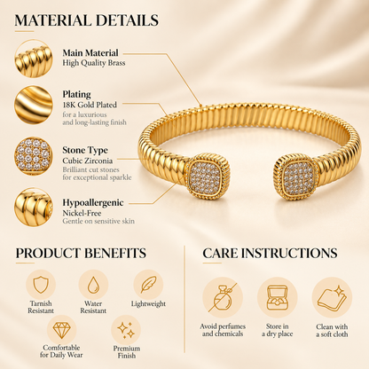 Pavé Flex Cuff Bracelet
