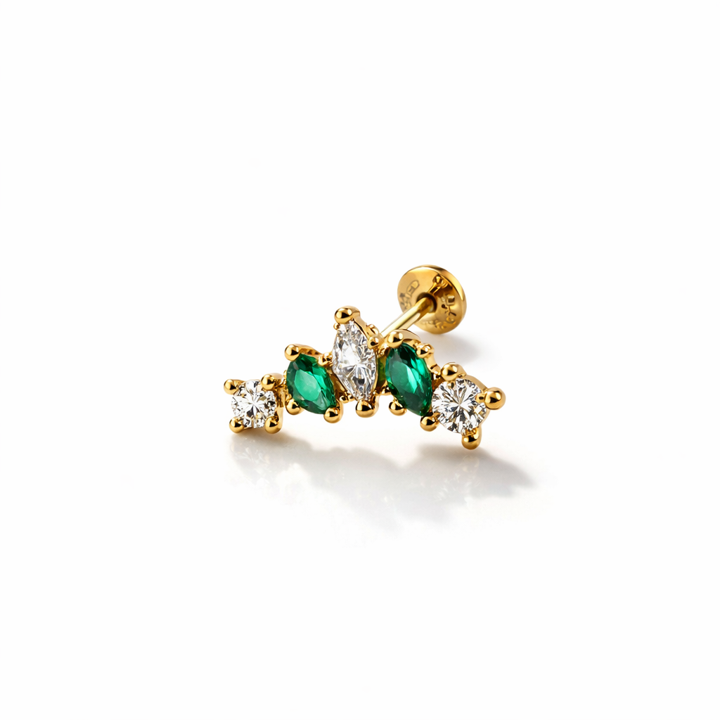 Emerald Crest Piercing
