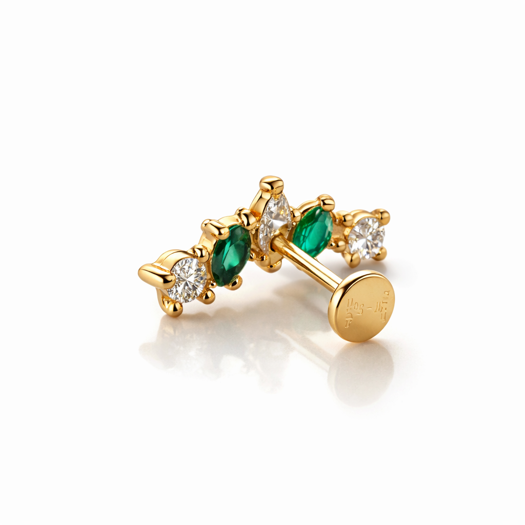 Emerald Crest Piercing