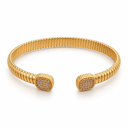 Pavé Flex Cuff Bracelet