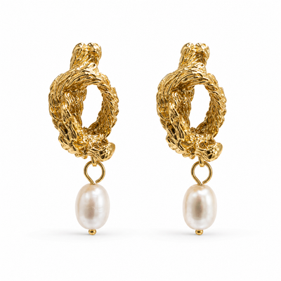 Pearl Twist Earrings