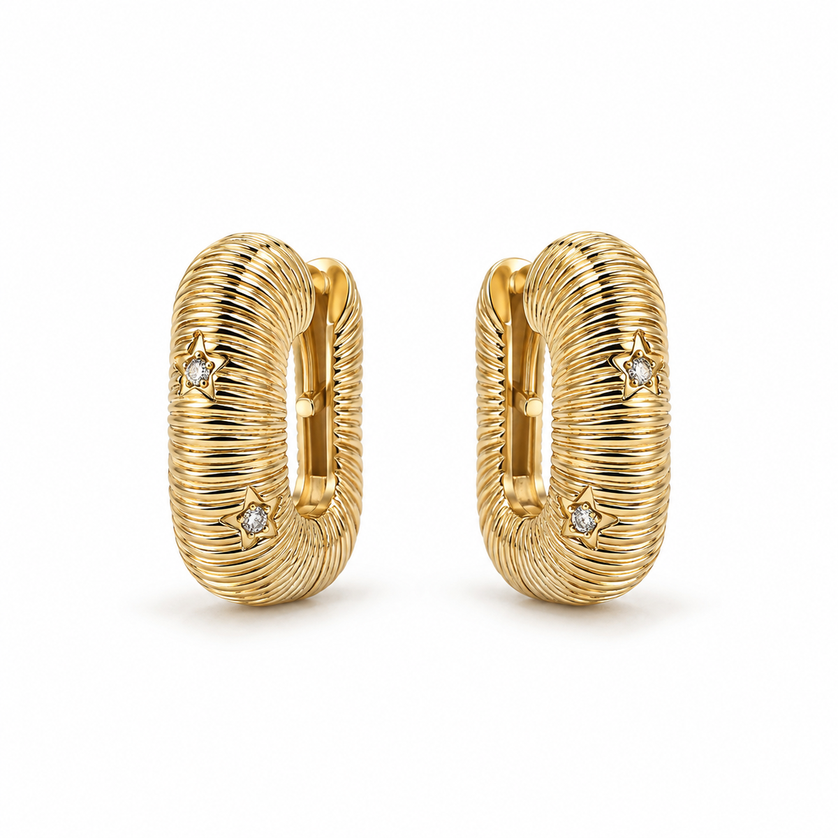 Starlight Square Hoops