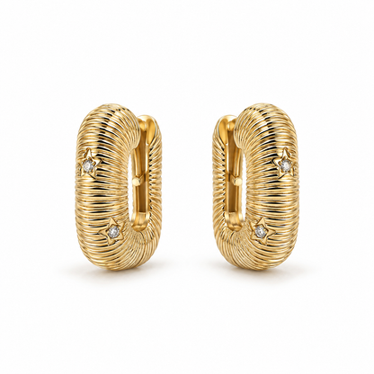 Starlight Square Hoops