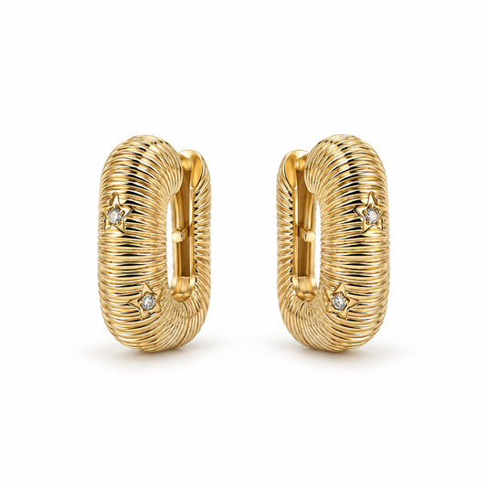 Starlight Square Hoops