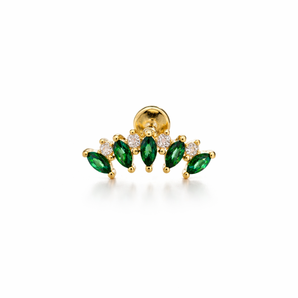 Emerald Arc Piercing