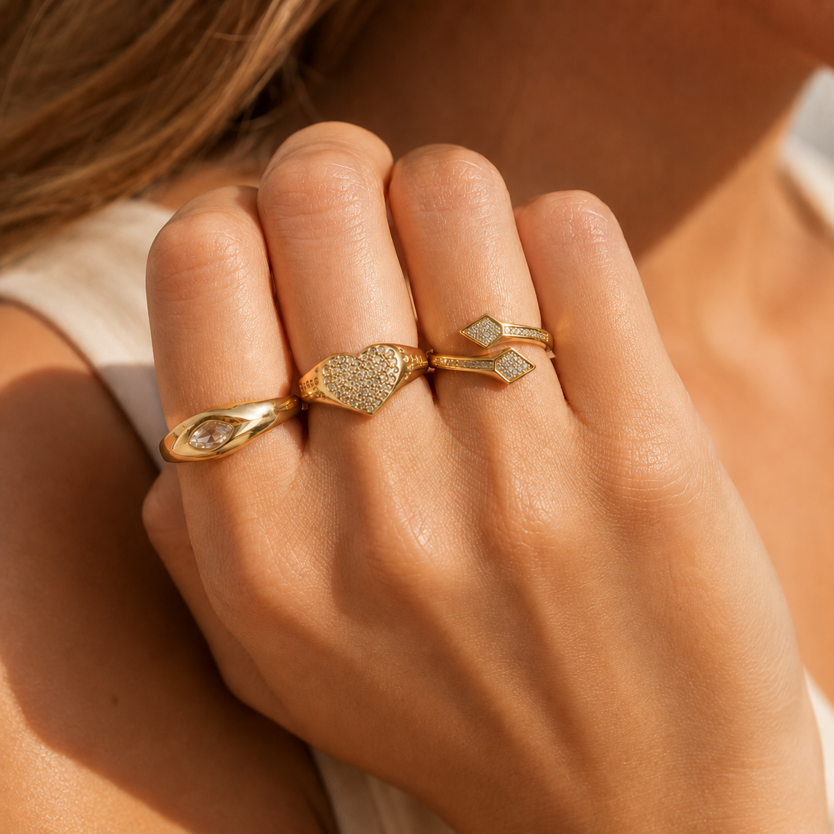 Heart Pinky Ring