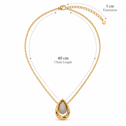 Radiant Drop Necklace