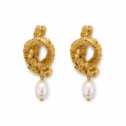 Pearl Twist Earrings