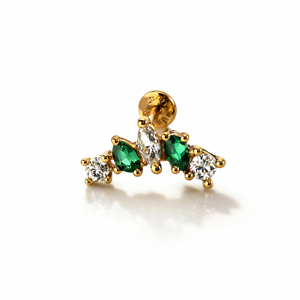 Emerald Crest Piercing