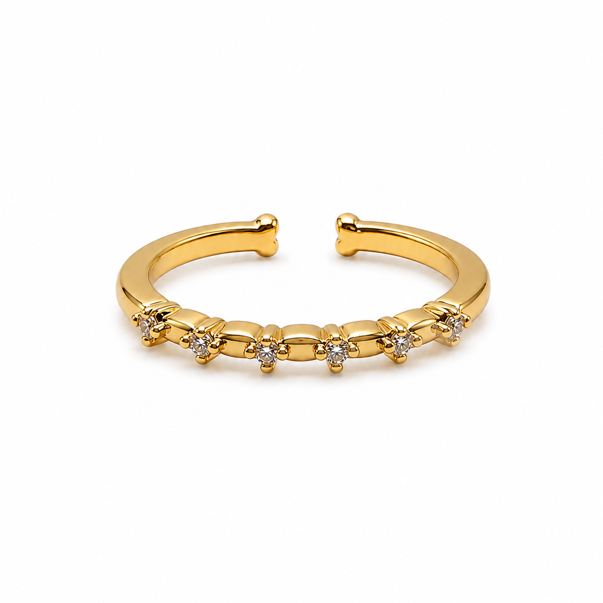 Dainty Spark Pinky Ring