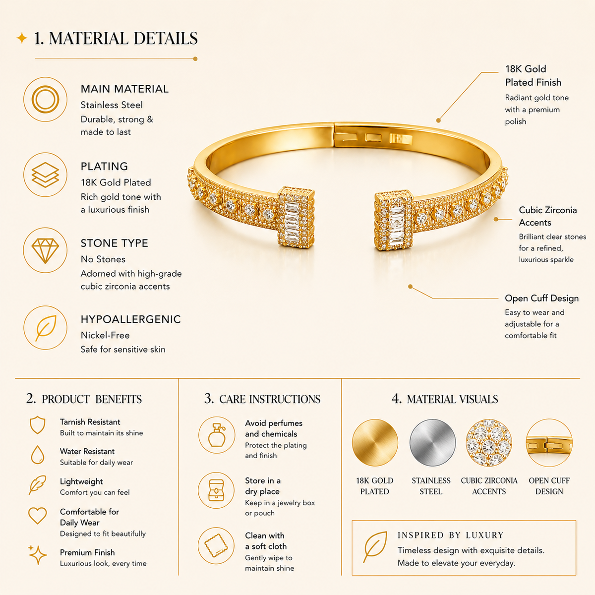 Radiant Edge Bracelet