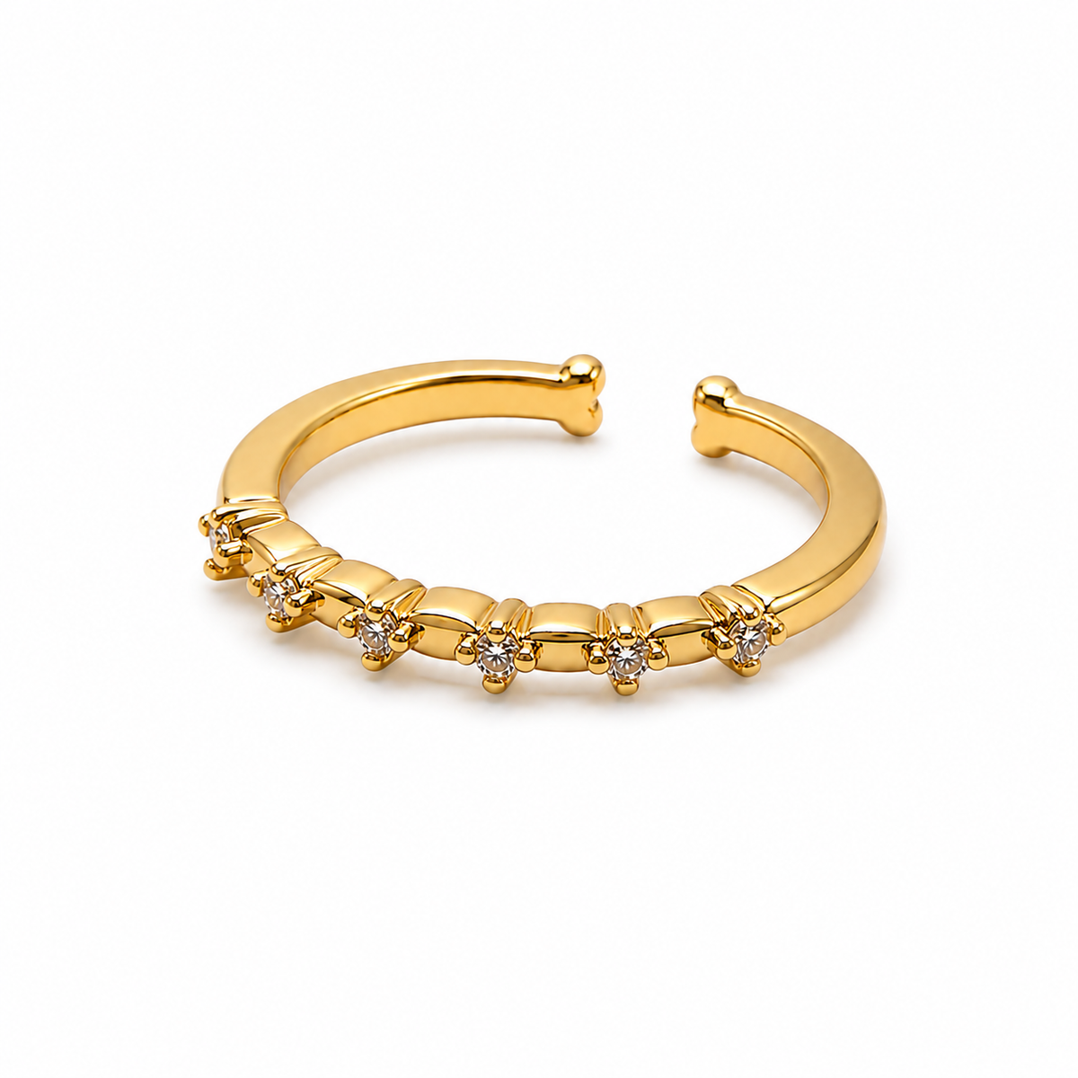 Dainty Spark Pinky Ring