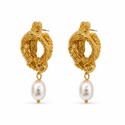 Pearl Twist Earrings