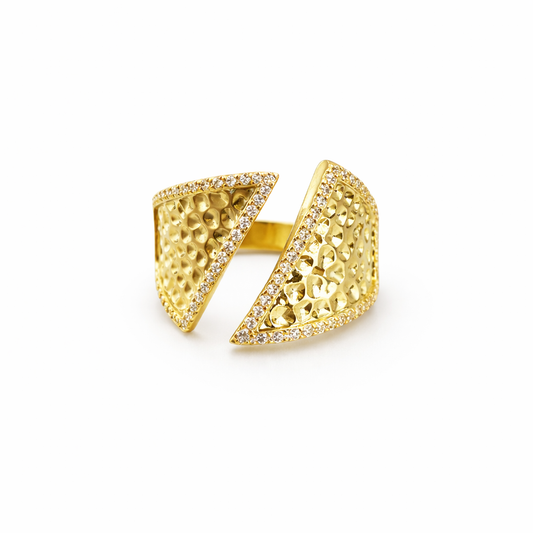 Aurora Pavé Wrap Ring