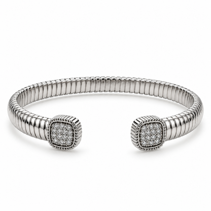 Pavé Flex Cuff Bracelet