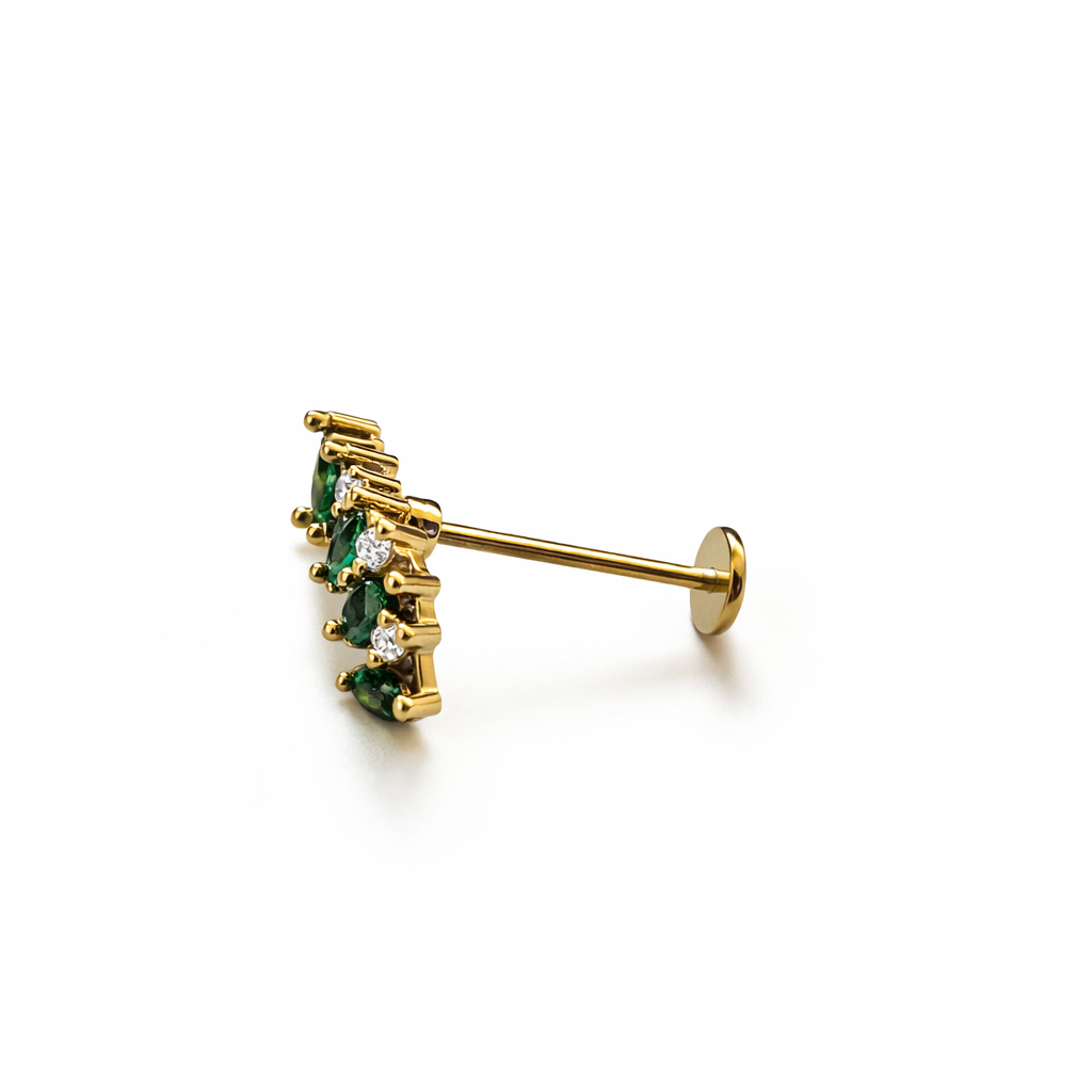 Emerald Arc Piercing
