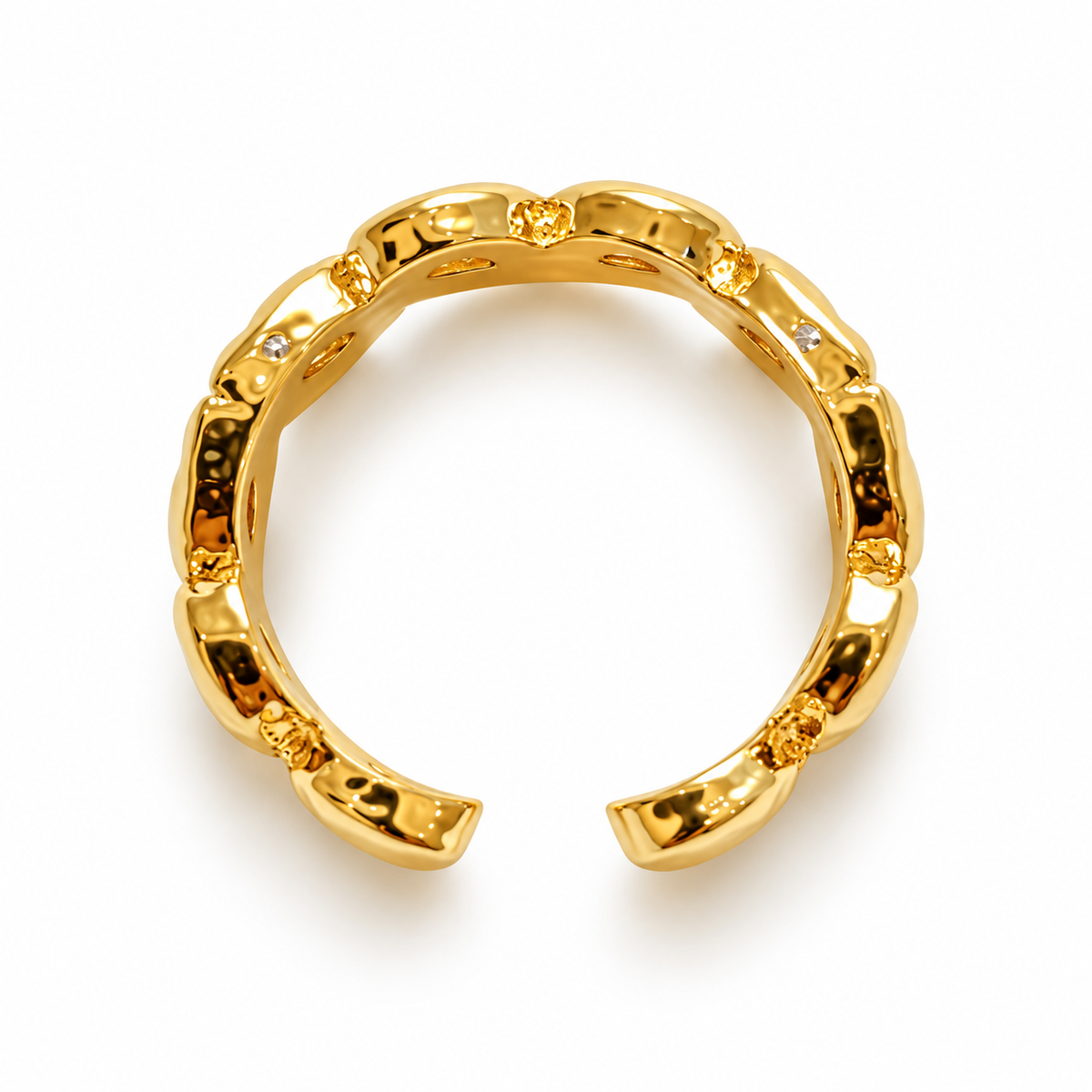 Golden Teardrop Ring