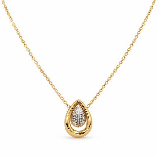 Radiant Drop Necklace