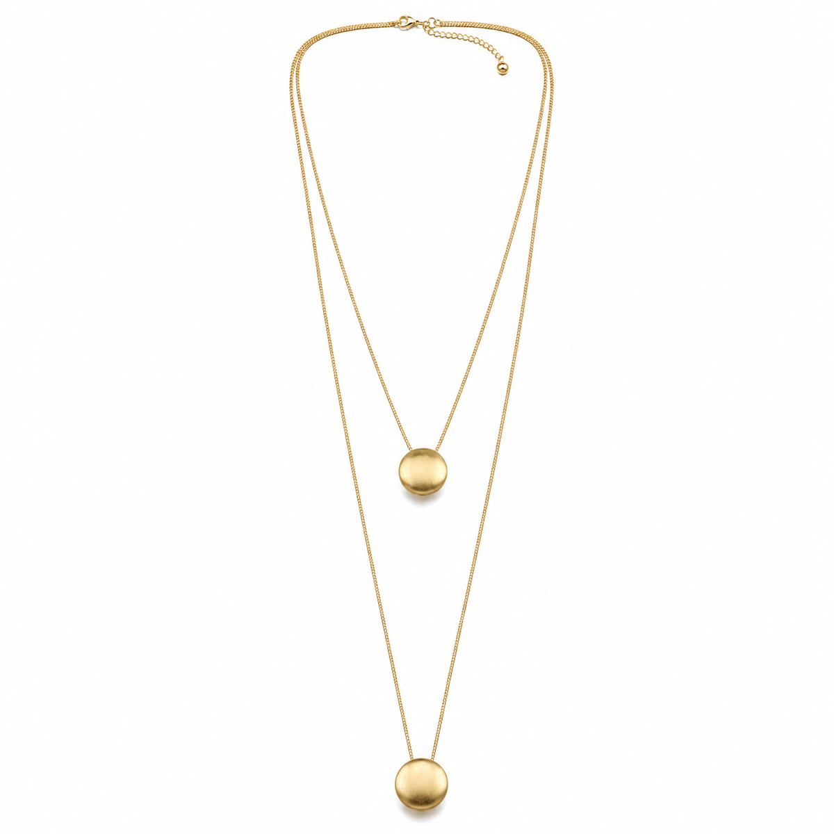 Layered Disc Necklace