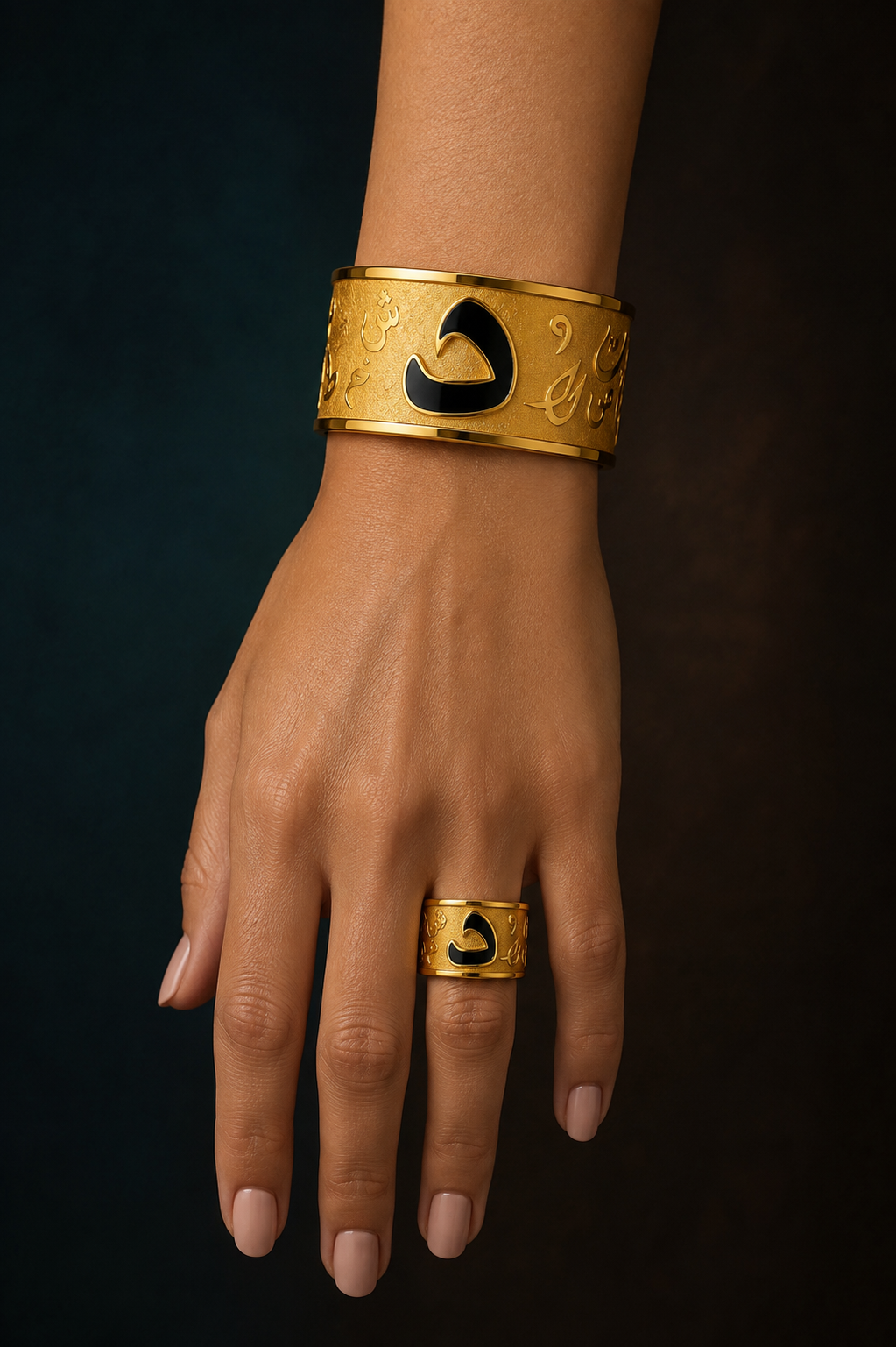 Arabic Letter Cuff