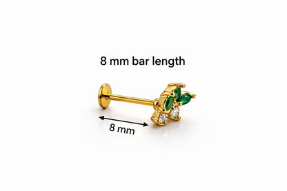 Emerald Vine Piercing