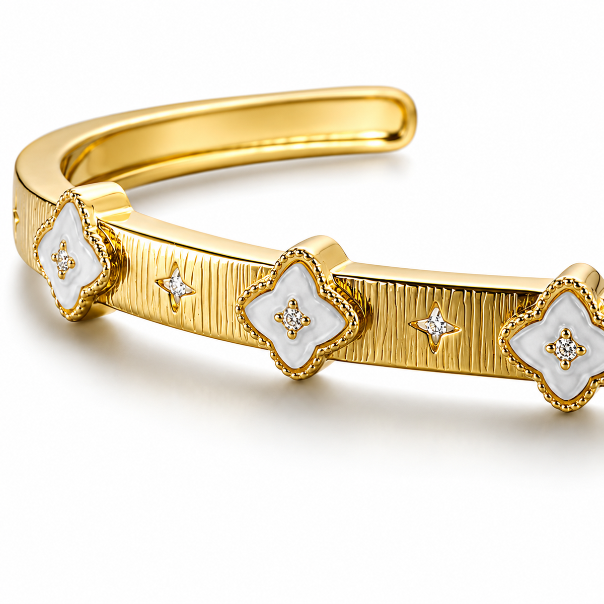Celestial Clover Bangle