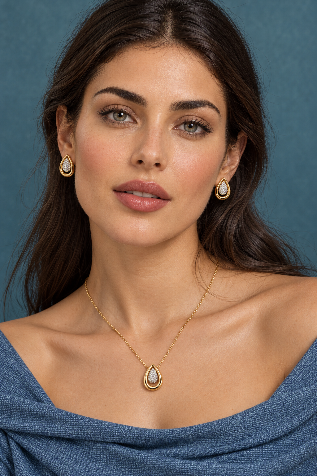 Radiant Drop Necklace