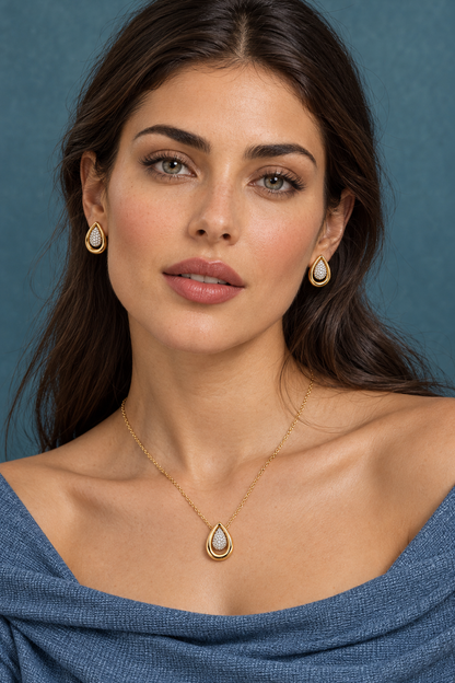 Radiant Drop Necklace