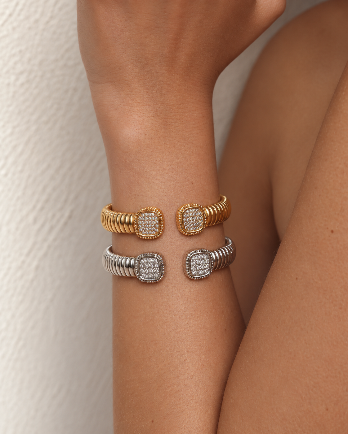 Pavé Flex Cuff Bracelet