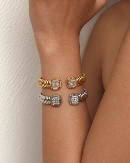 Pavé Flex Cuff Bracelet