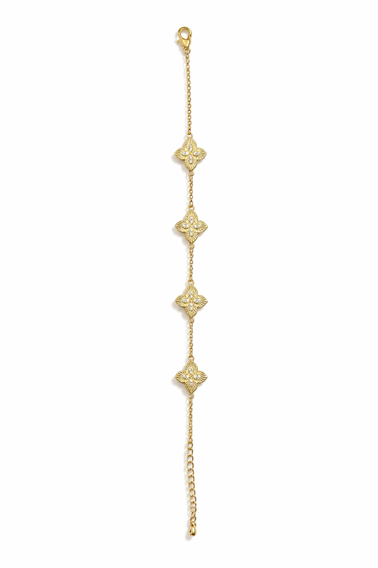 Luxe Diamond Motif Bracelet