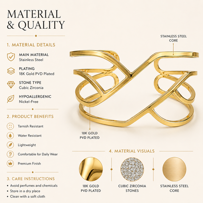 Infinity Wave Cuff