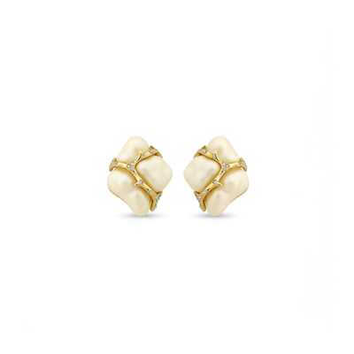 Ivory Knot Stud